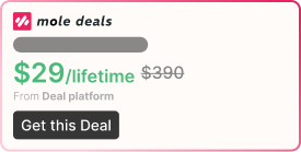 Widget showing how much savings you can get with the extension